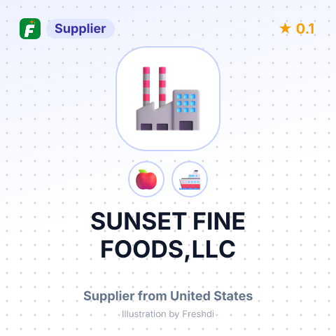 SUNSET FINE FOODS,LLC – summary card, no photo uploaded yet