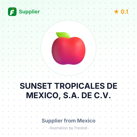 SUNSET TROPICALES DE MEXICO, S.A. DE C.V. – summary card, no photo uploaded yet