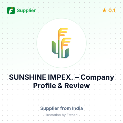 SUNSHINE IMPEX. – summary card, no photo uploaded yet