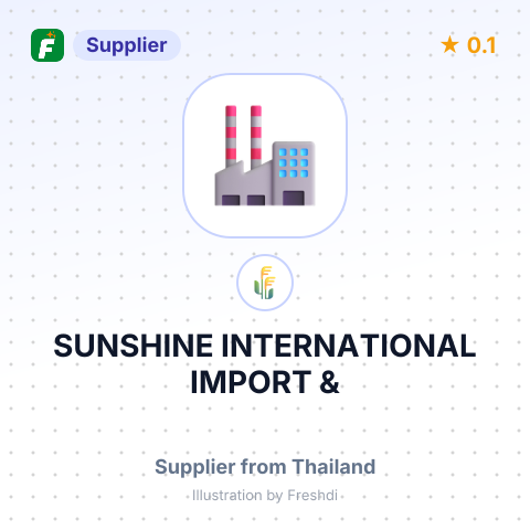 SUNSHINE INTERNATIONAL IMPORT & – summary card, no photo uploaded yet
