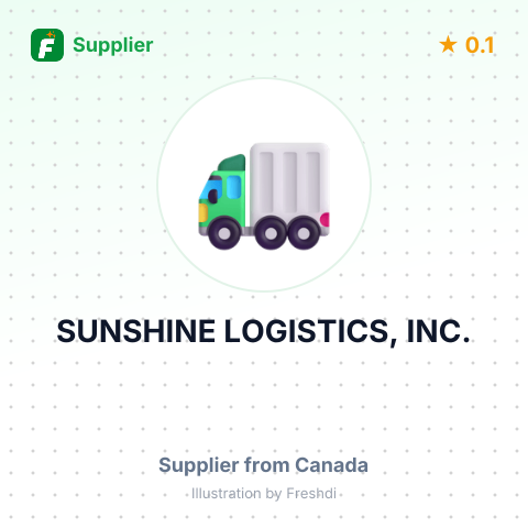 SUNSHINE LOGISTICS, INC. – summary card, no photo uploaded yet