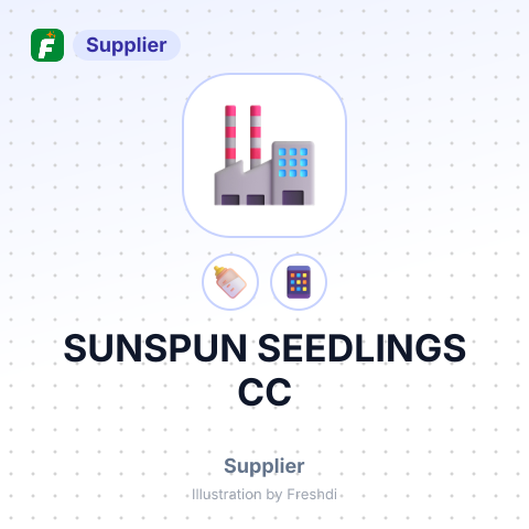 SUNSPUN SEEDLINGS CC – summary card, no photo uploaded yet