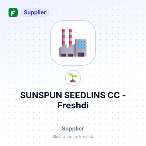 SUNSPUN SEEDLINS CC – summary card, no photo uploaded yet