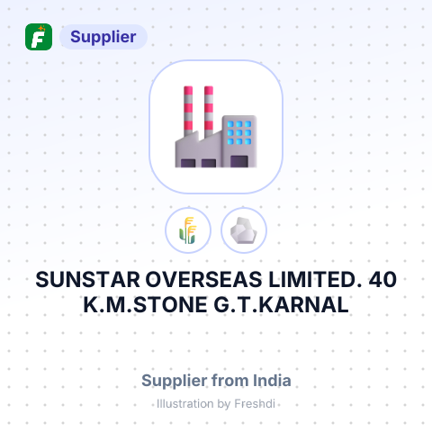 SUNSTAR OVERSEAS LIMITED., 40 K.M.STONE,G.T.KARNAL ROAD, – summary card, no photo uploaded yet