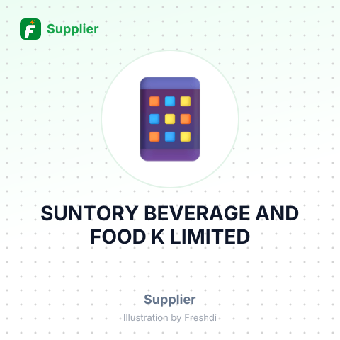 SUNTORY BEVERAGE AND FOOD K LIMITED – summary card, no photo uploaded yet