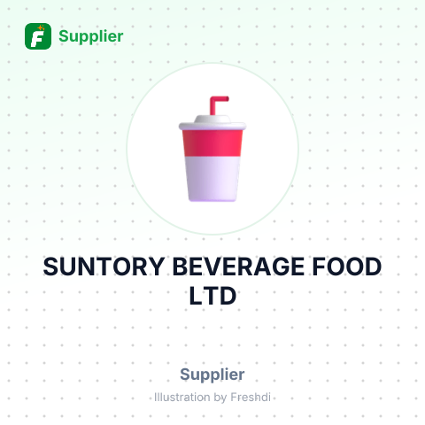 SUNTORY BEVERAGE FOOD LTD – summary card, no photo uploaded yet