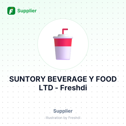 SUNTORY BEVERAGE Y FOOD LTD – summary card, no photo uploaded yet