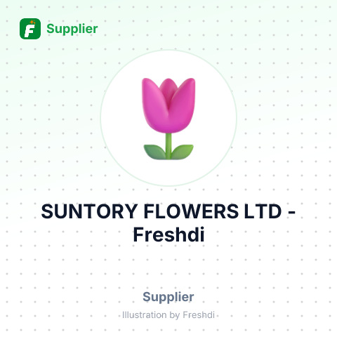 SUNTORY FLOWERS LTD – summary card, no photo uploaded yet