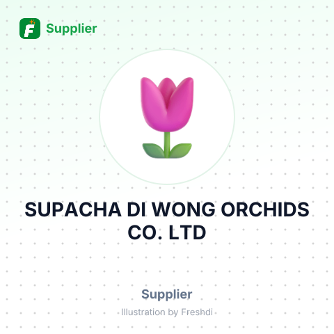 SUPACHA DI WONG ORCHIDS CO. LTD – summary card, no photo uploaded yet