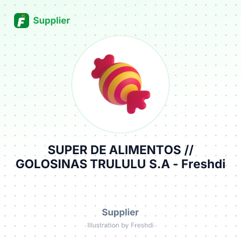 SUPER DE ALIMENTOS // GOLOSINAS TRULULU S.A – summary card, no photo uploaded yet