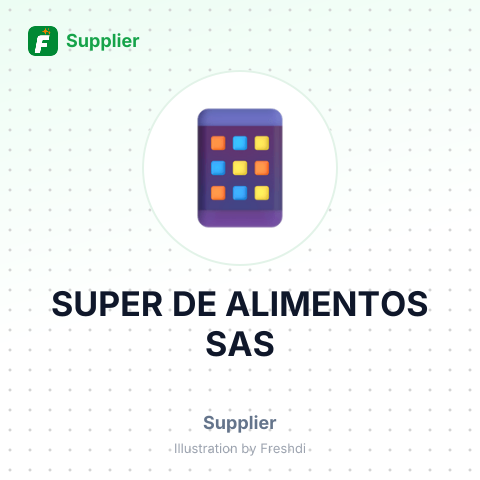 SUPER DE ALIMENTOS SAS – summary card, no photo uploaded yet
