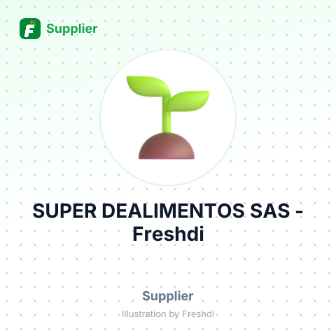 SUPER DEALIMENTOS SAS – summary card, no photo uploaded yet