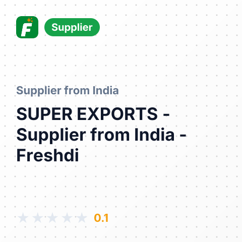 SUPER EXPORTS – summary card, no photo uploaded yet