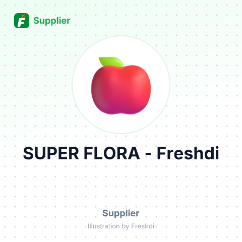 SUPER FLORA – summary card, no photo uploaded yet