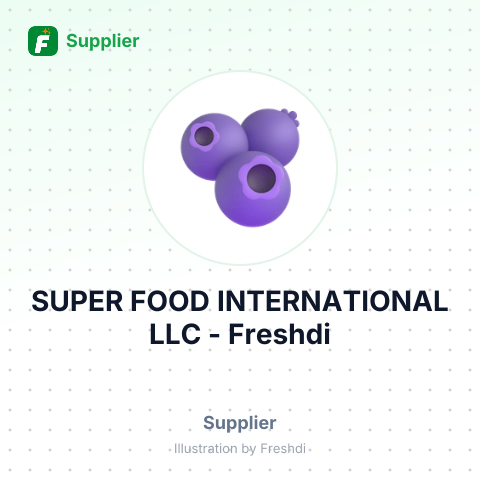 SUPER FOOD INTERNATIONAL LLC – summary card, no photo uploaded yet