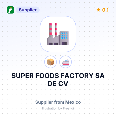 SUPER FOODS FACTORY SA DE CV – summary card, no photo uploaded yet