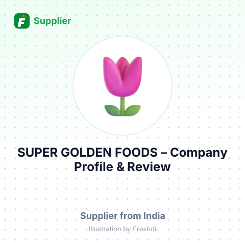 SUPER GOLDEN FOODS – summary card, no photo uploaded yet