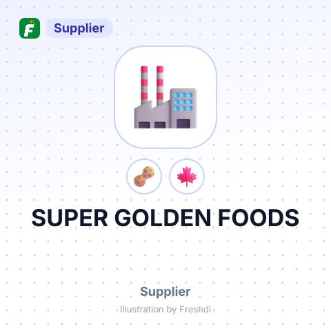 SUPER GOLDEN FOODS – summary card, no photo uploaded yet