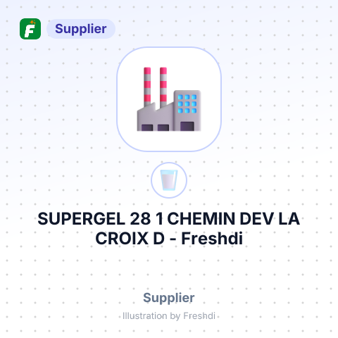 SUPERGEL 28 1 CHEMIN DEV LA CROIX D – summary card, no photo uploaded yet