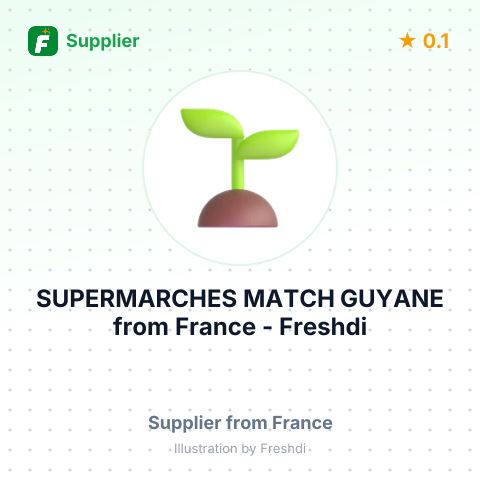 SUPERMARCHES MATCH GUYANE – summary card, no photo uploaded yet