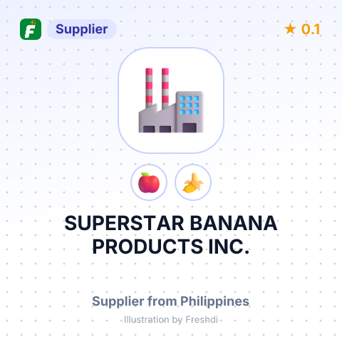 SUPERSTAR BANANA PRODUCTS, INC. – summary card, no photo uploaded yet