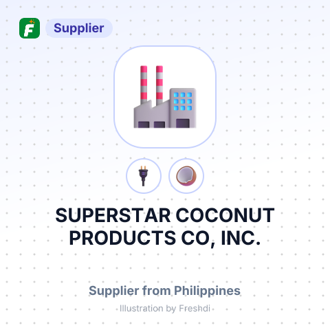 SUPERSTAR COCONUT PRODUCTS CO, INC. – summary card, no photo uploaded yet
