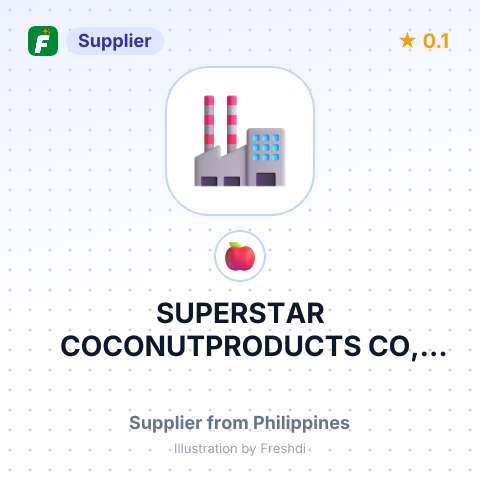 SUPERSTAR COCONUTPRODUCTS CO, INC. – summary card, no photo uploaded yet