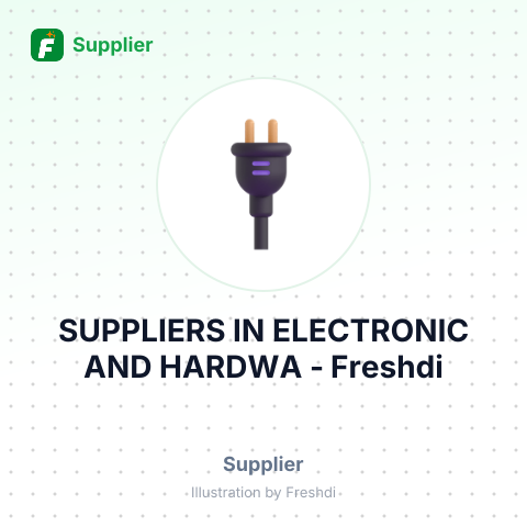 SUPPLIERS IN ELECTRONIC AND HARDWA – summary card, no photo uploaded yet