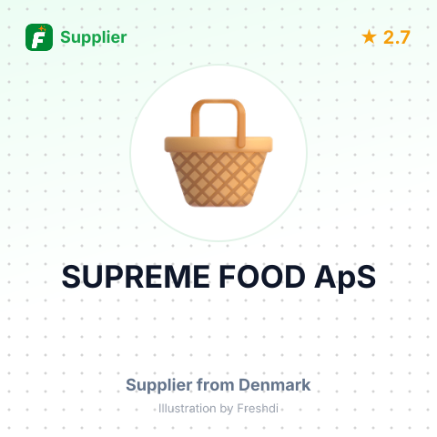 SUPREME FOOD ApS – summary card, no photo uploaded yet
