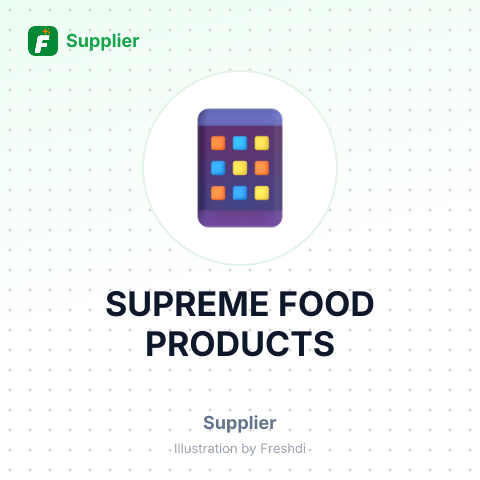 SUPREME FOOD PRODUCTS – summary card, no photo uploaded yet