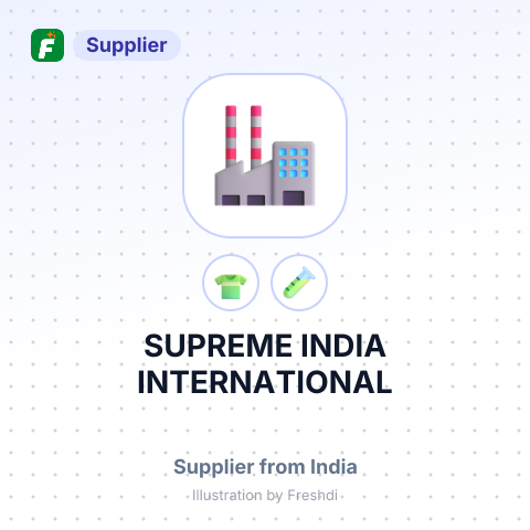 SUPREME INDIA INTERNATIONAL – summary card, no photo uploaded yet