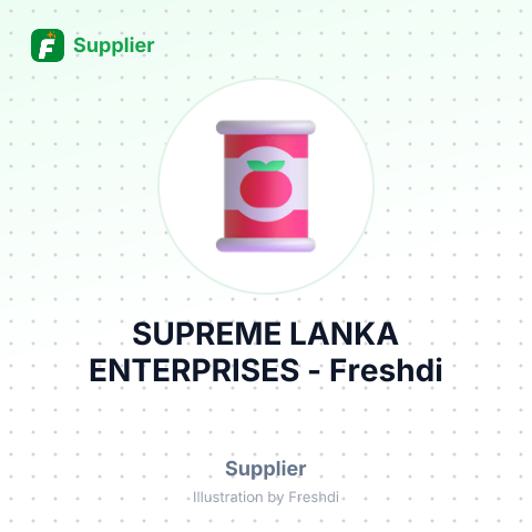 SUPREME LANKA ENTERPRISES – summary card, no photo uploaded yet
