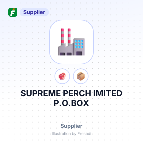 SUPREME PERCH IMITED P.O.BOX – summary card, no photo uploaded yet