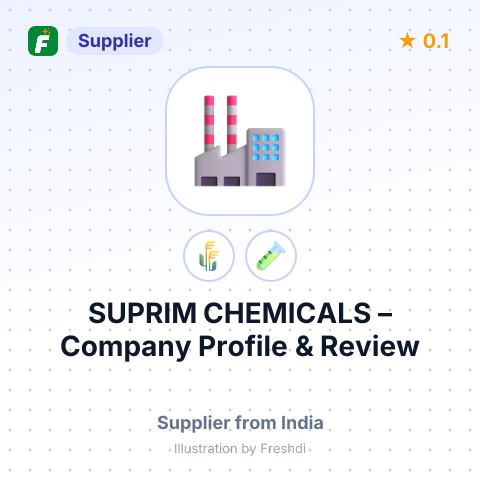 SUPRIM CHEMICALS – summary card, no photo uploaded yet