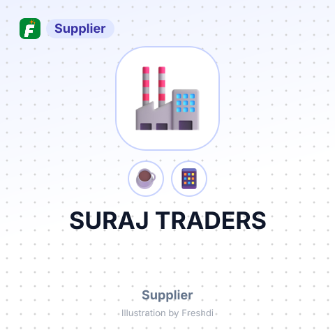 SURAJ TRADERS – summary card, no photo uploaded yet