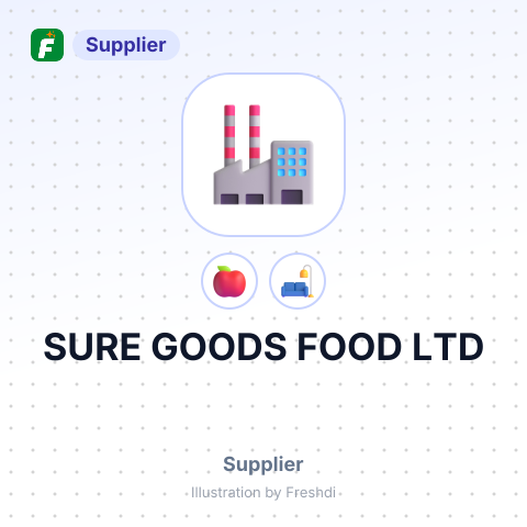 SURE GOODS FOOD LTD – summary card, no photo uploaded yet