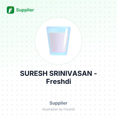 SURESH SRINIVASAN – summary card, no photo uploaded yet