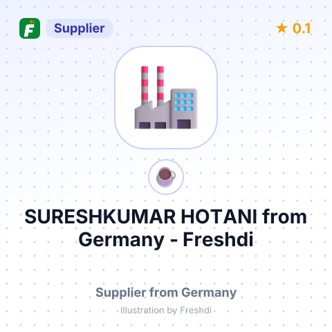 SURESHKUMAR HOTANI – summary card, no photo uploaded yet