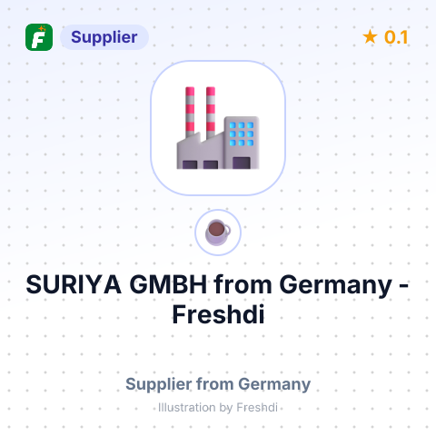 SURIYA GMBH – summary card, no photo uploaded yet