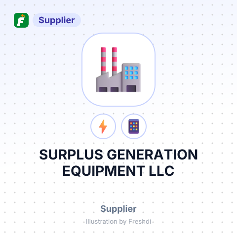 SURPLUS GENERATION EQUIPMENT LLC – summary card, no photo uploaded yet