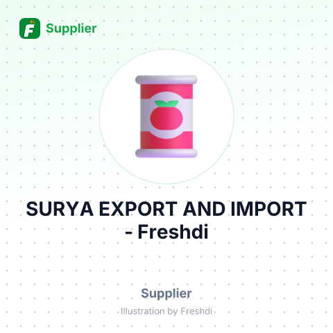 SURYA EXPORT AND IMPORT – summary card, no photo uploaded yet