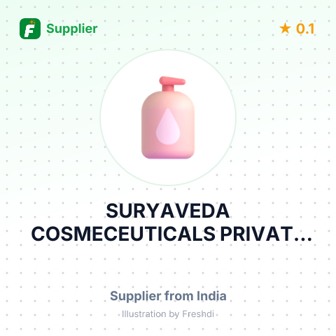 SURYAVEDA COSMECEUTICALS PRIVATE LIMITED – summary card, no photo uploaded yet