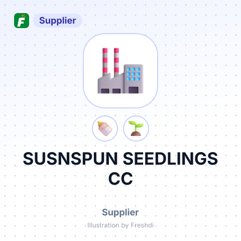 SUSNSPUN SEEDLINGS CC – summary card, no photo uploaded yet