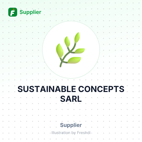 SUSTAINABLE CONCEPTS SARL – summary card, no photo uploaded yet