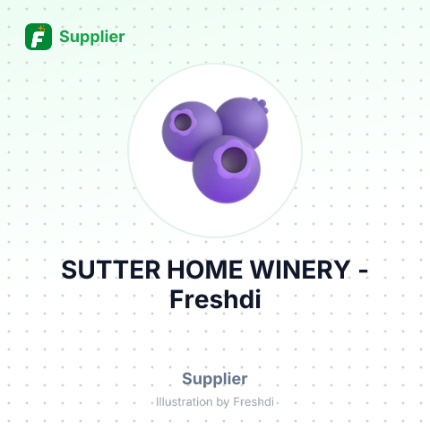SUTTER HOME WINERY – summary card, no photo uploaded yet