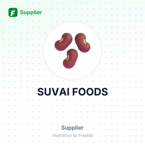 SUVAI FOODS – summary card, no photo uploaded yet