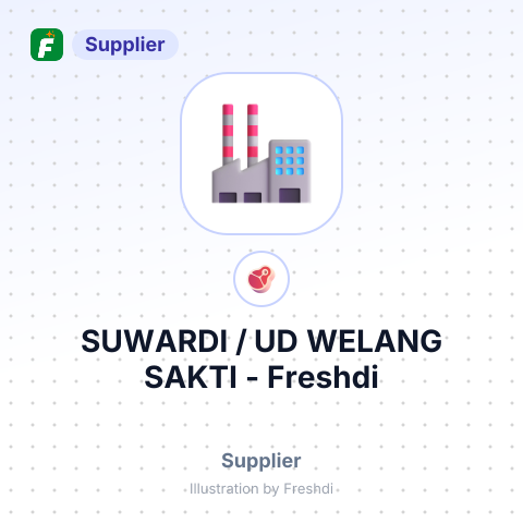 SUWARDI / UD WELANG SAKTI – summary card, no photo uploaded yet