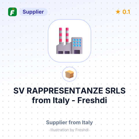 SV RAPPRESENTANZE SRLS – summary card, no photo uploaded yet