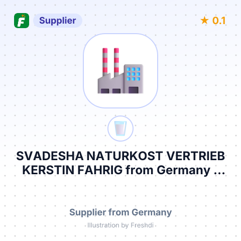 SVADESHA NATURKOST VERTRIEB KERSTIN FAHRIG – summary card, no photo uploaded yet