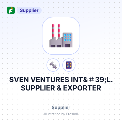SVEN VENTURES INT&＃39;L. SUPPLIER & EXPORTER – summary card, no photo uploaded yet